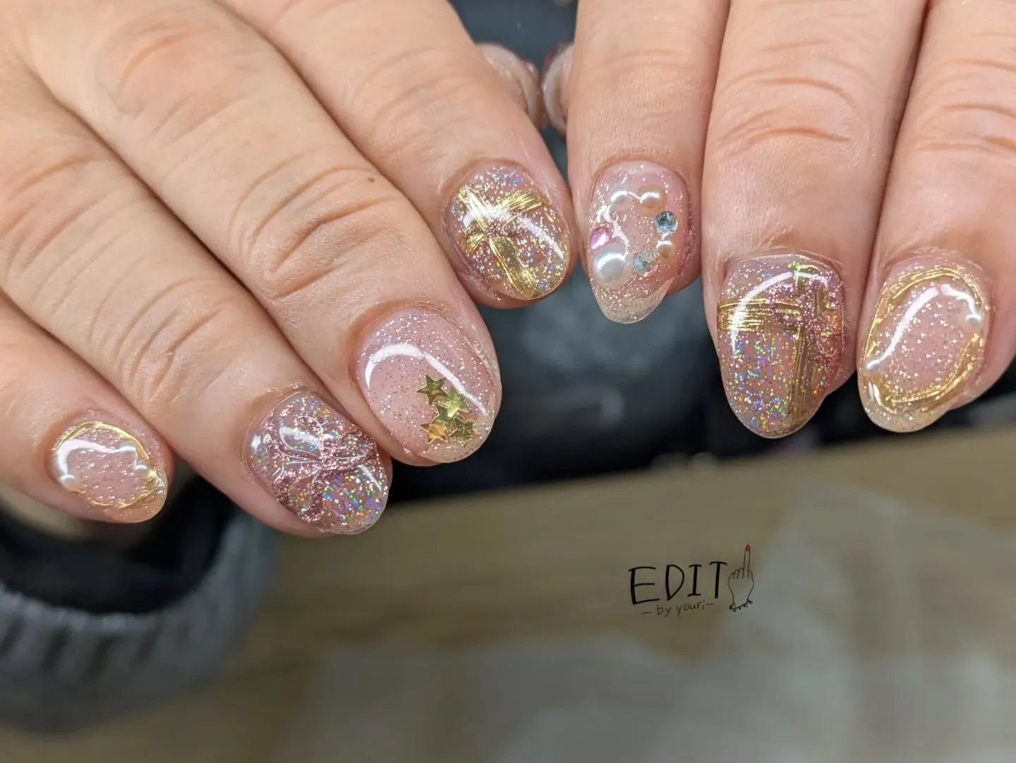 お題【リボンで大人クリスマスっぽく🎅🎁✨】⁡