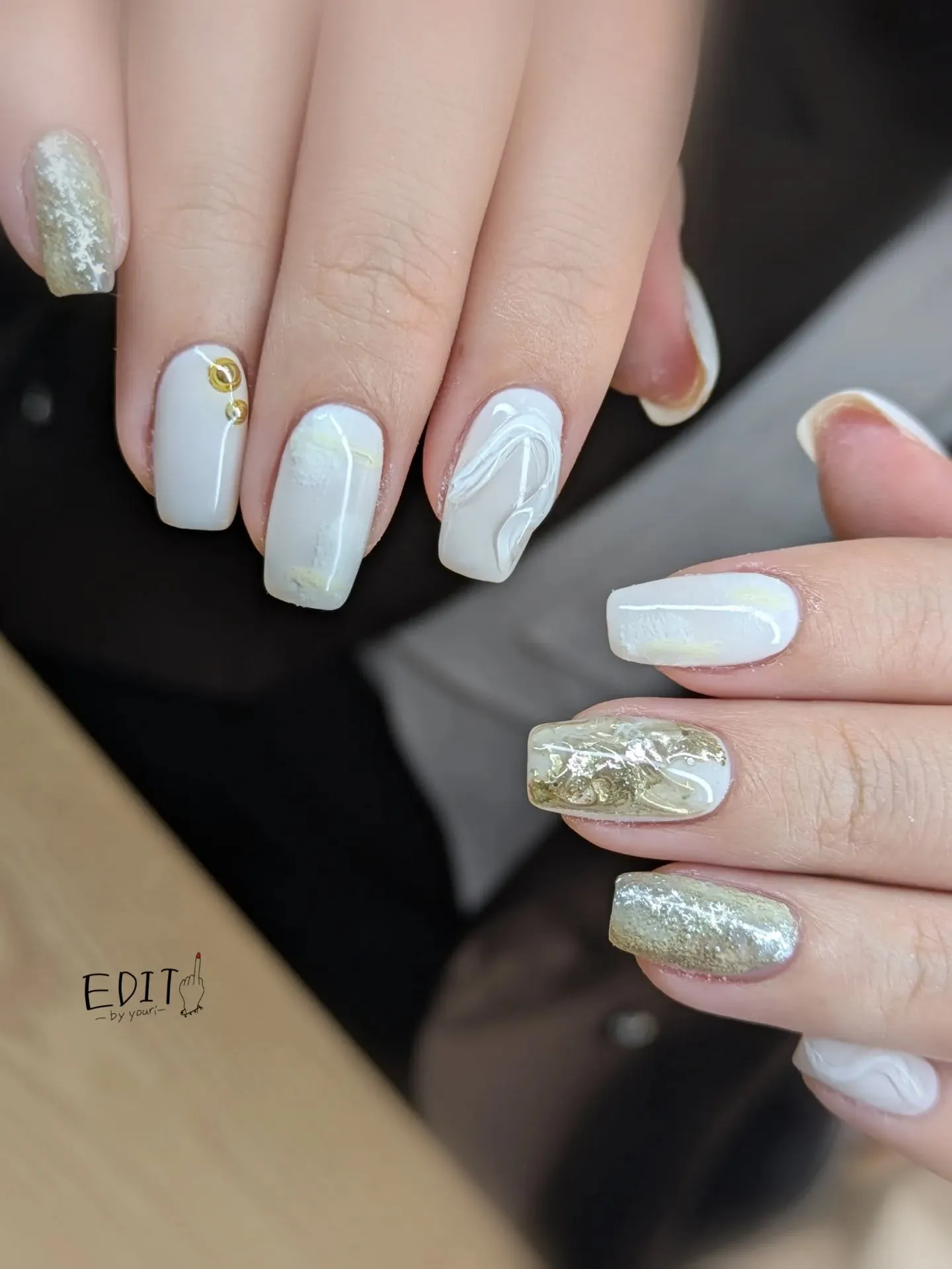 お題【ゴージャスエレガントネイル】⁡